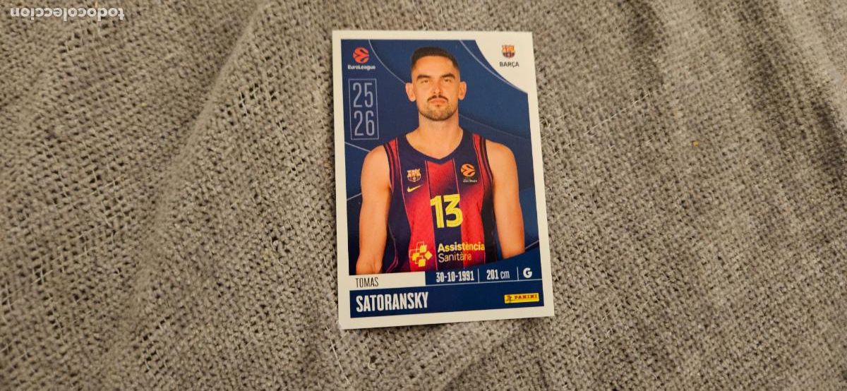 Cartes &agrave; collectionner de Football: euroliga 151 satoranski 15 1barcelona euroleague 2025 2026 25 26 trading card