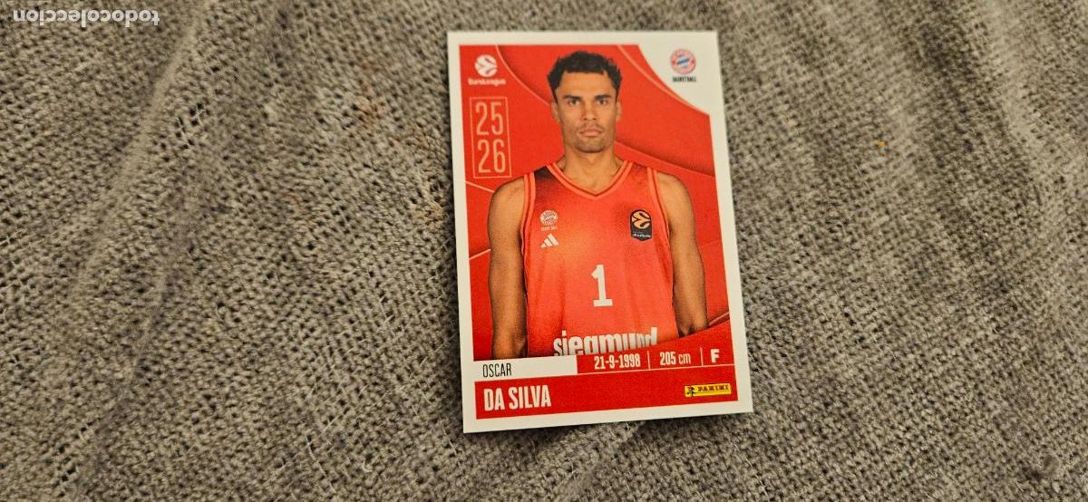 Cartes &agrave; collectionner de Football: euroliga 172 da silva bayern munich euroleague 2025 2026 25 26 trading card