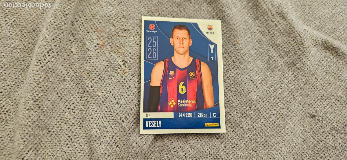 Cartes &agrave; collectionner de Football: euroliga vesely 158 barcelona euroleague 2025 2026 25 26 trading card
