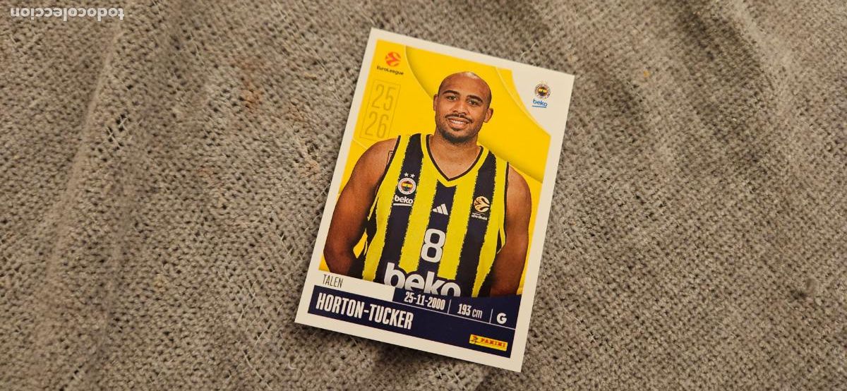 Fu&szlig;ball-Sticker: euroliga fenerbahce 184 tucker euroleague 2025 2026 25 26 trading card