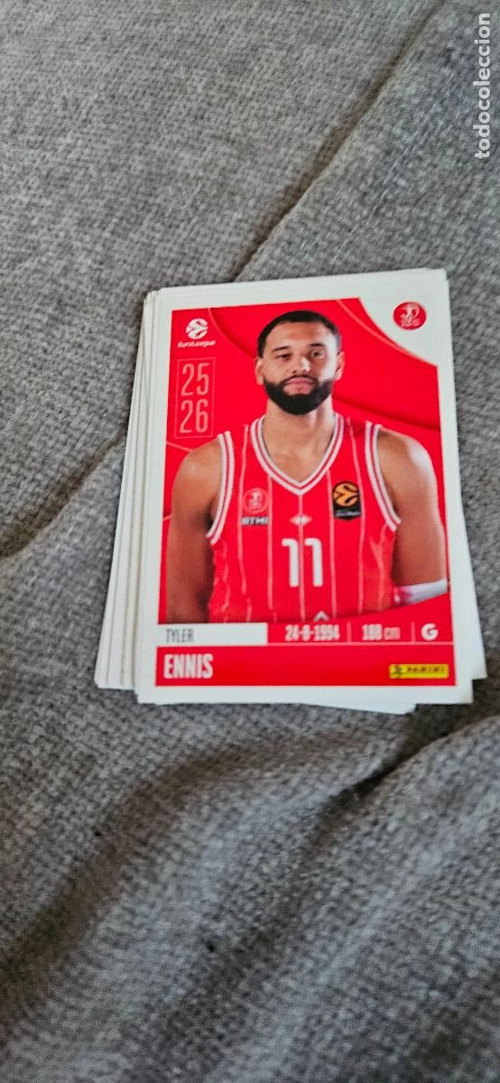 Fu&szlig;ball-Sticker: euroliga hapoel tel aviv ennis 204 euroleague 2025 2026 25 26 trading card