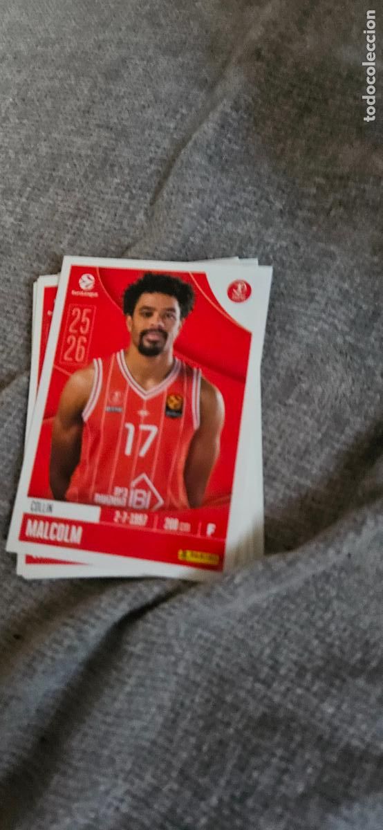 Fu&szlig;ball-Sticker: euroliga hapoel tel aviv malcom 207 euroleague 2025 2026 25 26 trading card