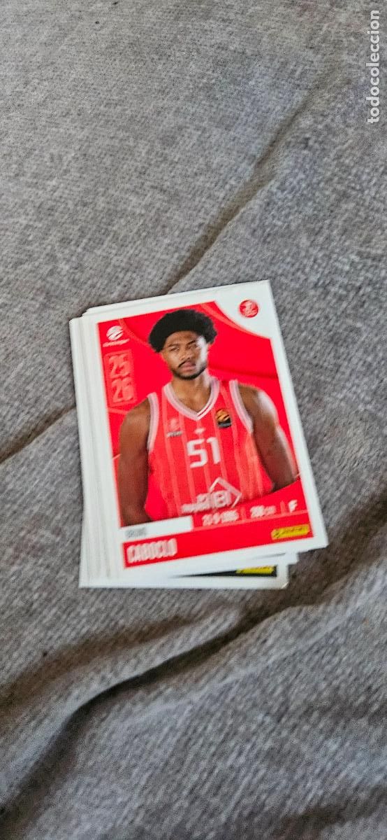 Fu&szlig;ball-Sticker: euroliga hapoel tel aviv caboclo 210 euroleague 2025 2026 25 26 trading card