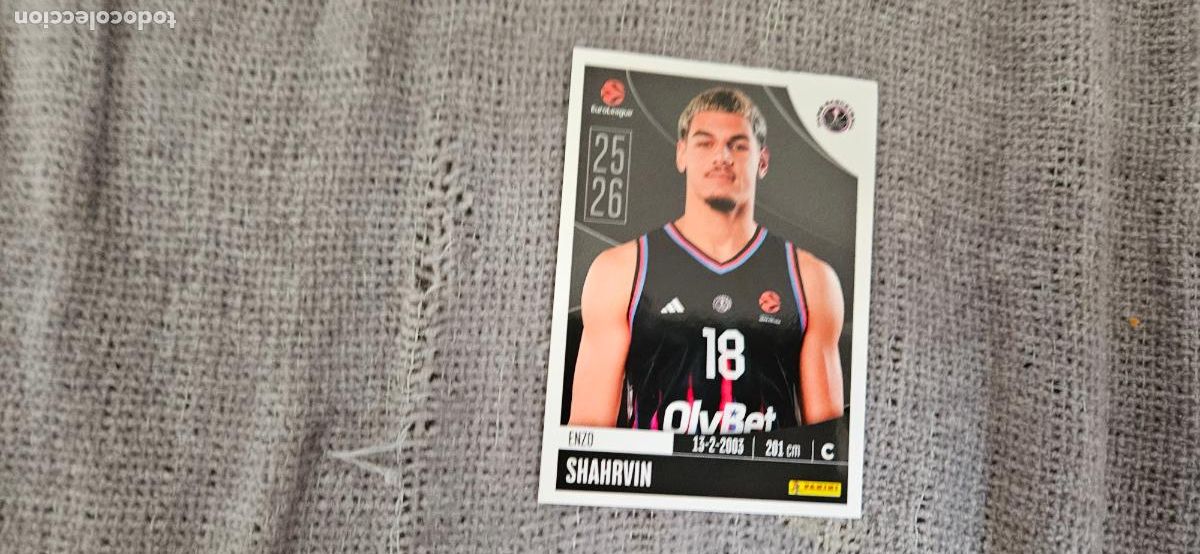 Cromos de F&uacute;tbol: euroliga paris 297 euroleague 2025 2026 25 26 trading card