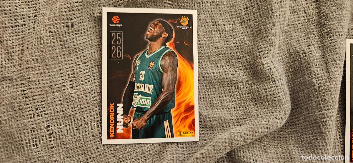 Cromos de Futebol: euroliga nunn 17 euroleague 2025 2026 25 26 trading card