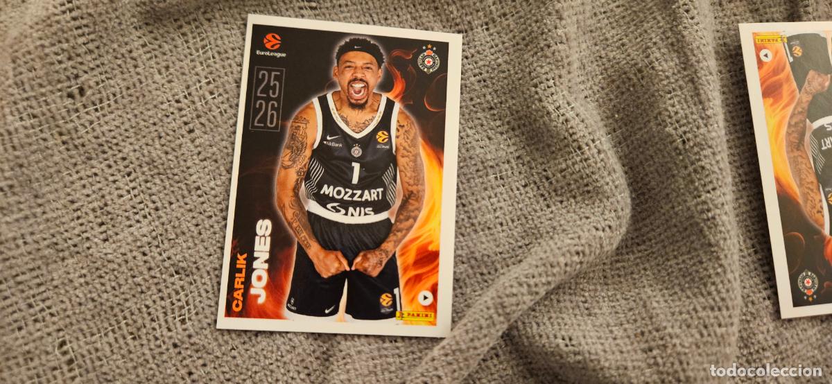 Cromos de Futebol: euroliga jones 19 euroleague 2025 2026 25 26 trading card