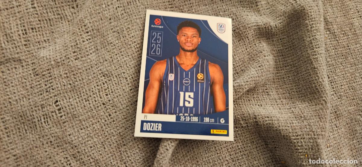 Cartes &agrave; collectionner de Football: euroliga 52 dozier effes euroleague 2025 2026 25 26 trading card