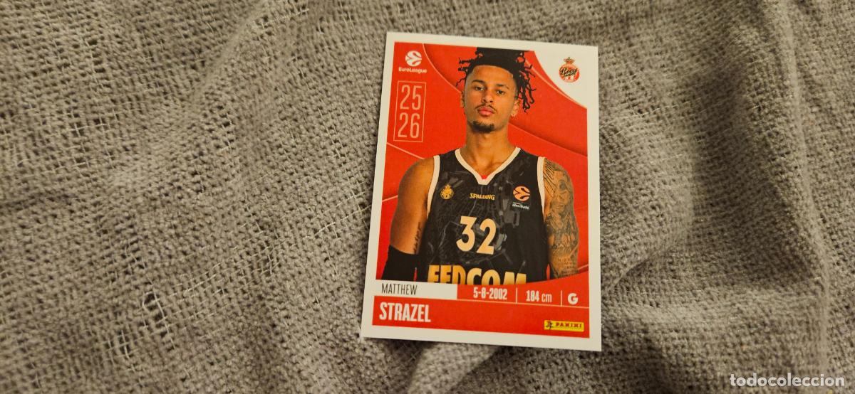 Cartes &agrave; collectionner de Football: euroliga 67 strazel monaco euroleague 2025 2026 25 26 trading card