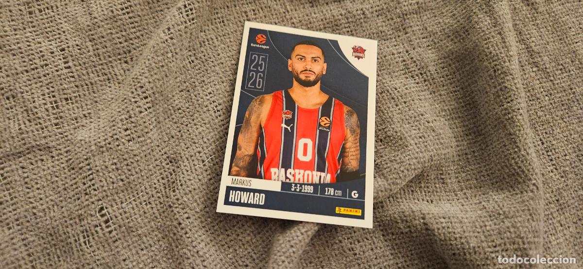 Figurine di Calcio: euroliga 80 howard baskonia euroleague 2025 2026 25 26 trading card