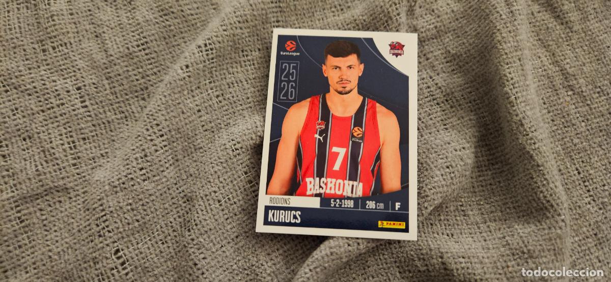 Figurine di Calcio: euroliga 87 kurucs baskonia euroleague 2025 2026 25 26 trading card