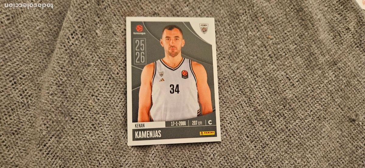 Figurine di Calcio: euroliga 128 kamenias euroleague 2025 2026 25 26 trading card