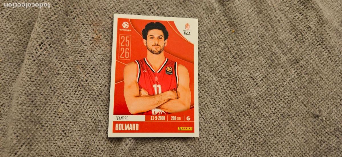 Figurine di Calcio: euroliga 135 bolmaro milano euroleague 2025 2026 25 26 trading card