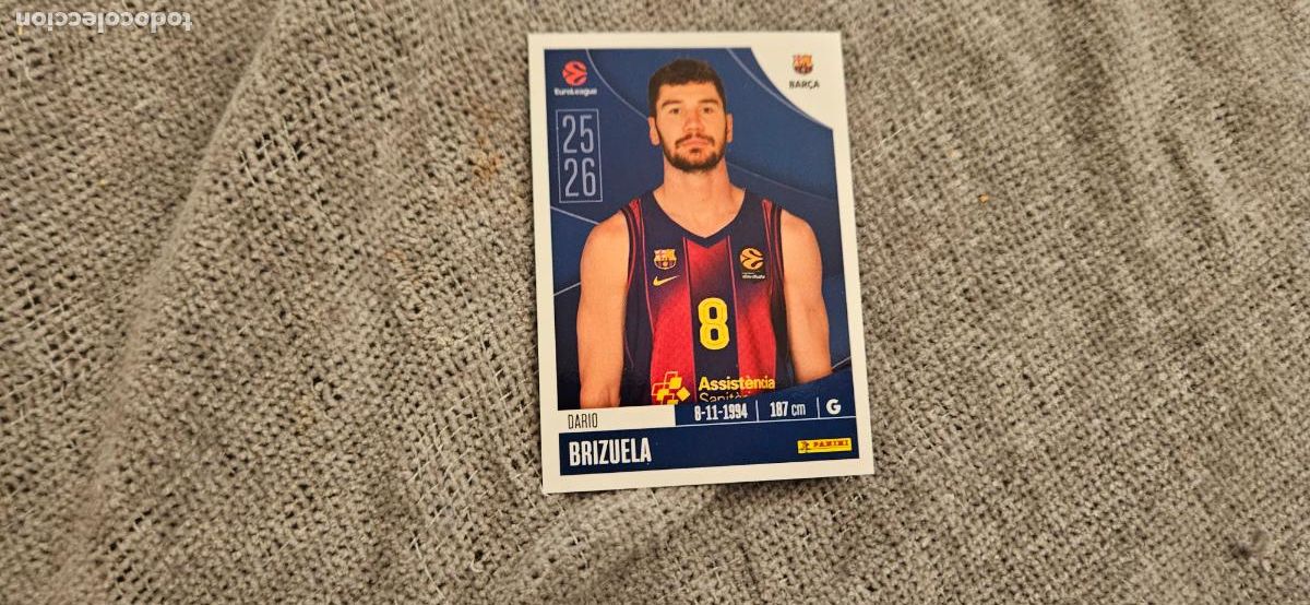 Figurine di Calcio: euroliga brizuela 150 barcelona euroleague 2025 2026 25 26 trading card