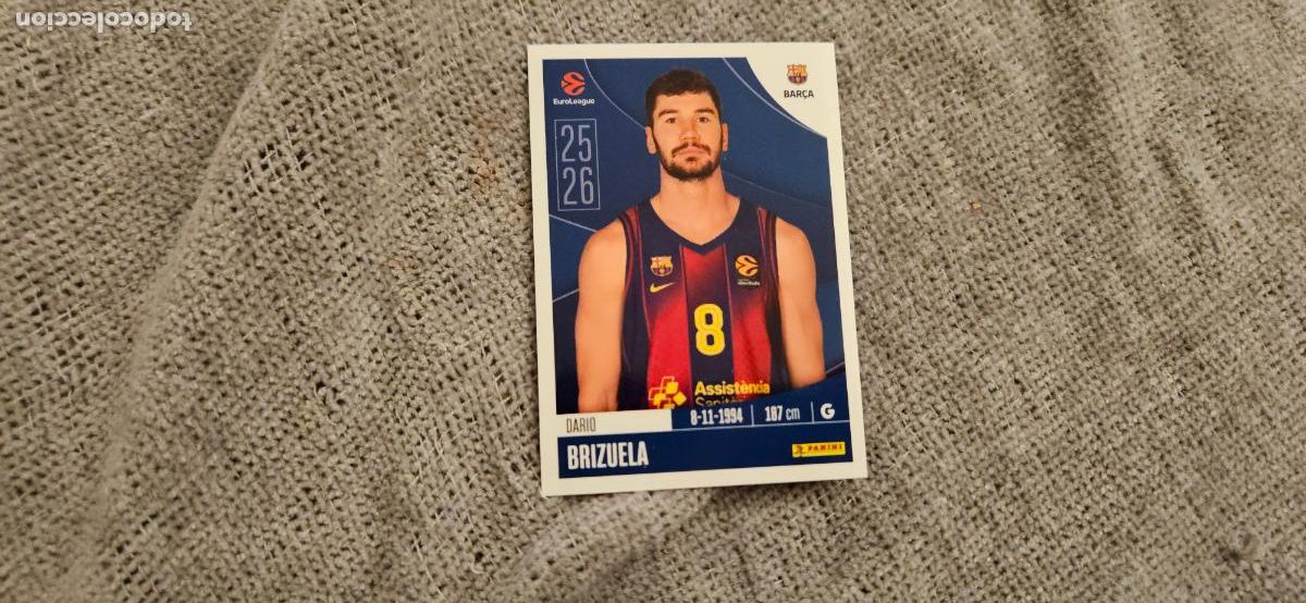Figurine di Calcio: euroliga brizuela 150 barcelona euroleague 2025 2026 25 26 trading card