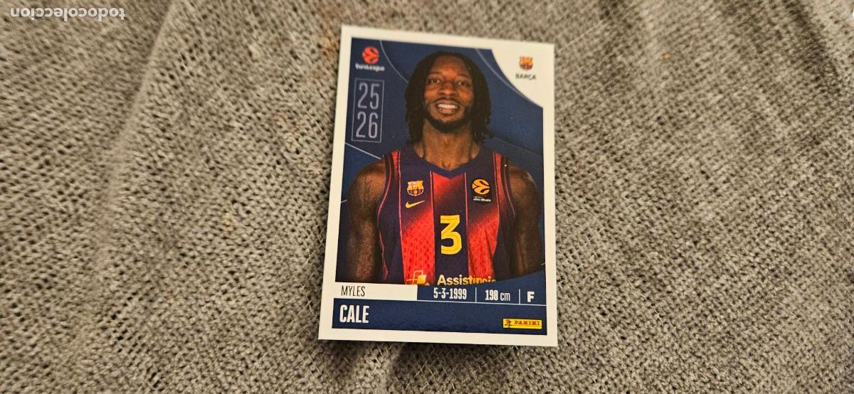 Figurine di Calcio: euroliga cale 154 barcelona euroleague 2025 2026 25 26 trading card