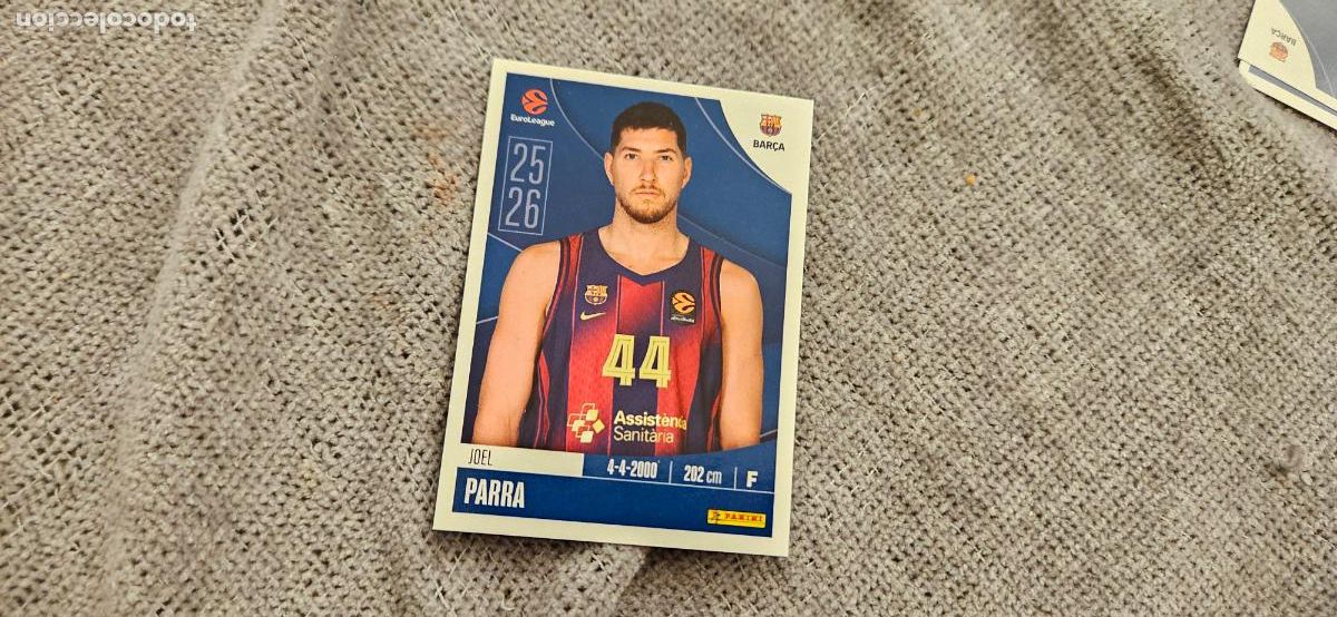 Figurine di Calcio: euroliga parra 157 barcelona euroleague 2025 2026 25 26 trading card