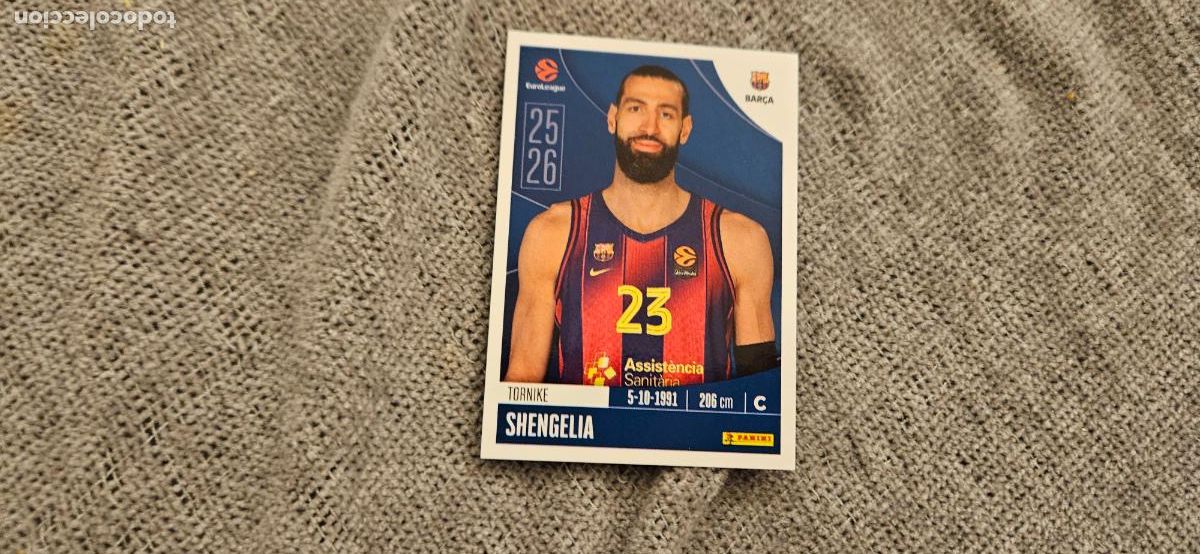Fu&szlig;ball-Sticker: euroliga 161 shengeila barcelona euroleague 2025 2026 25 26 trading card