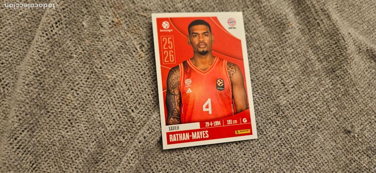 Fu&szlig;ball-Sticker: euroliga 165 mayes bayern munich euroleague 2025 2026 25 26 trading card