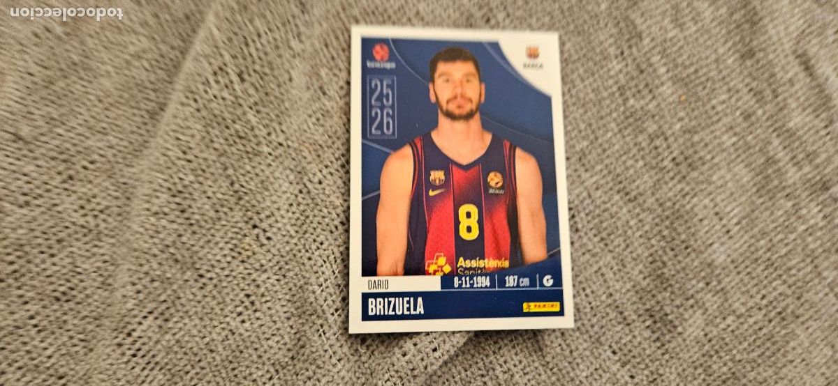 Fu&szlig;ball-Sticker: euroliga brizuela 150 barcelona euroleague 2025 2026 25 26 trading card