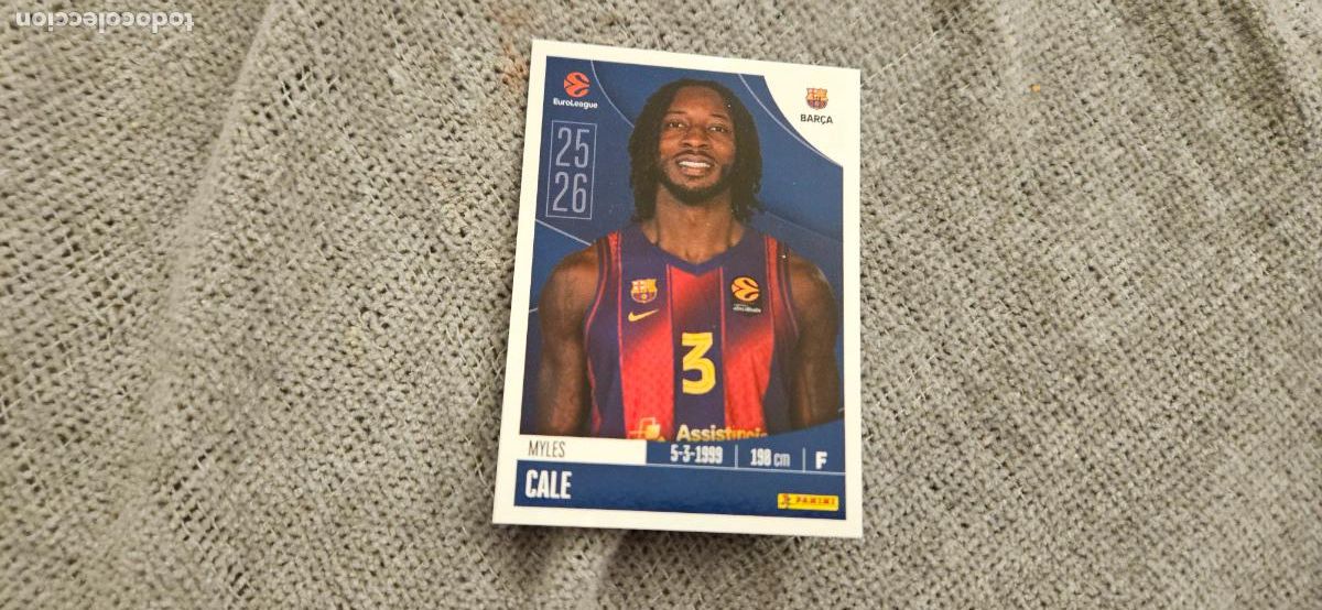 Fu&szlig;ball-Sticker: euroliga cale 154 barcelona euroleague 2025 2026 25 26 trading card