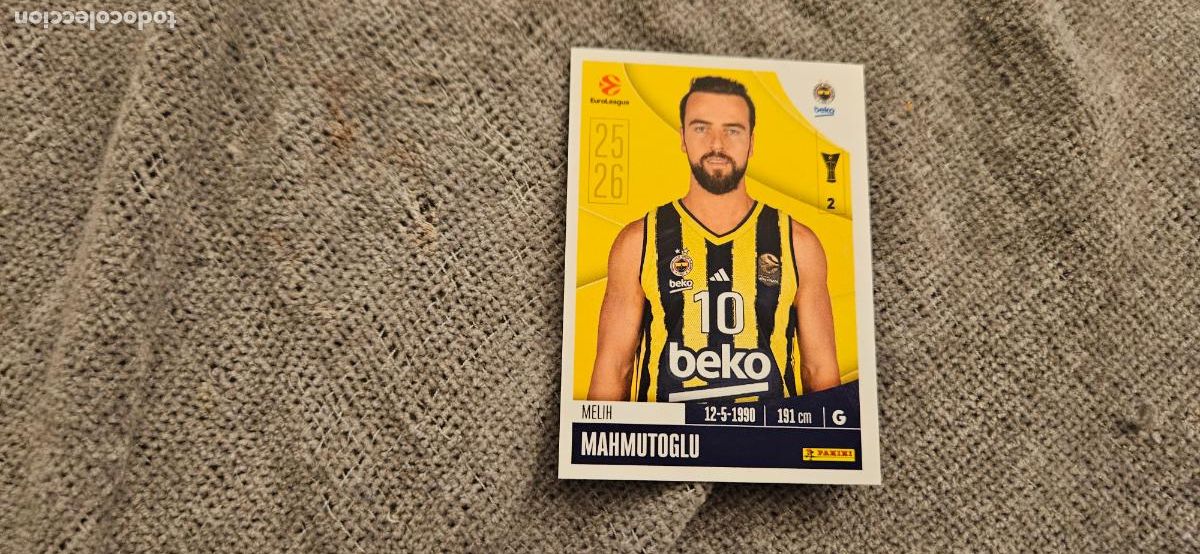 Fu&szlig;ball-Sticker: euroliga fenerbahce 185 mahmatoglu euroleague 2025 2026 25 26 trading card