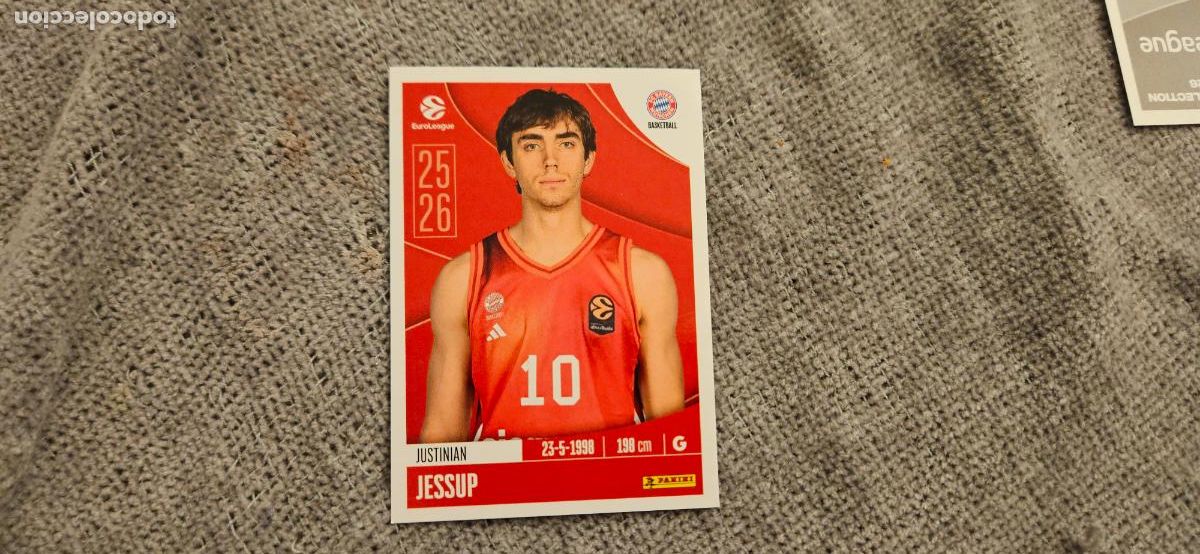 Fu&szlig;ball-Sticker: euroliga 166 jessup bayern munich euroleague 2025 2026 25 26 trading card