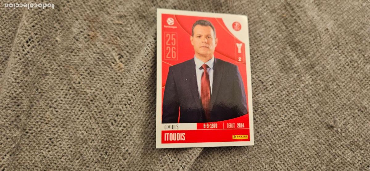 Fu&szlig;ball-Sticker: euroliga itoudis 198 hapoel tel aviv euroleague 2025 2026 25 26 trading card