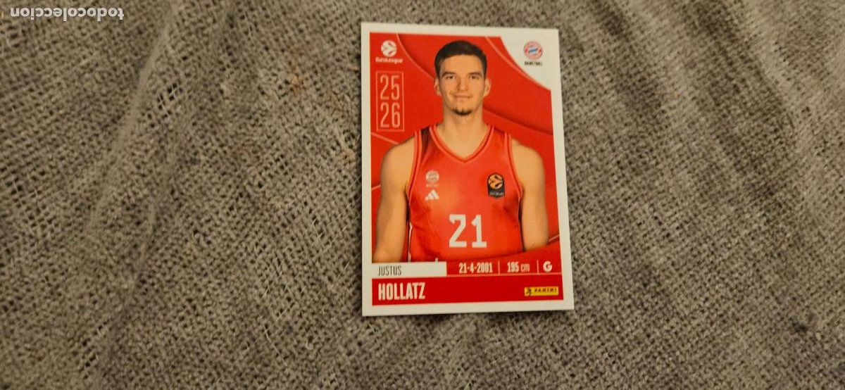 Fu&szlig;ball-Sticker: euroliga 169 hollatz bayern munich euroleague 2025 2026 25 26 trading card