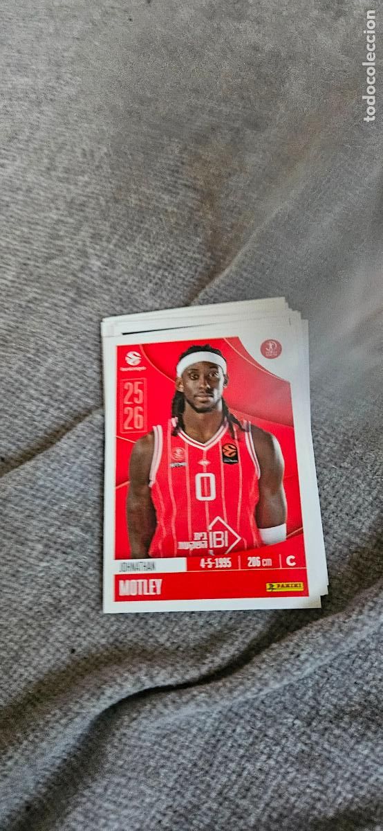 Fu&szlig;ball-Sticker: euroliga hapoel tel aviv motley 211 euroleague 2025 2026 25 26 trading card