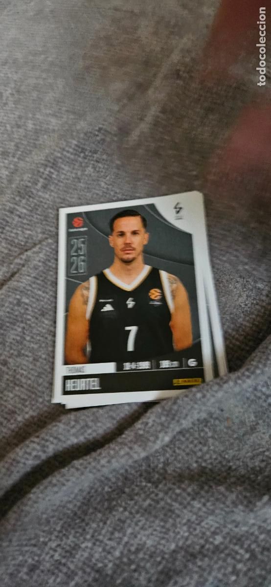 Fu&szlig;ball-Sticker: euroliga asvel heurtel 217 euroleague 2025 2026 25 26 trading card