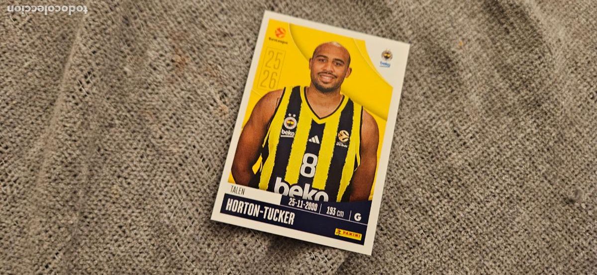Fu&szlig;ball-Sticker: euroliga fenerbahce 184 tucker euroleague 2025 2026 25 26 trading card