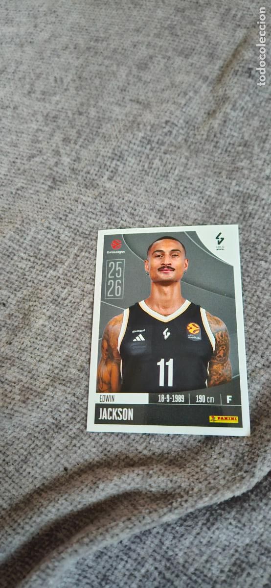 Fu&szlig;ball-Sticker: euroliga asvel 224 jackson euroleague 2025 2026 25 26 trading card