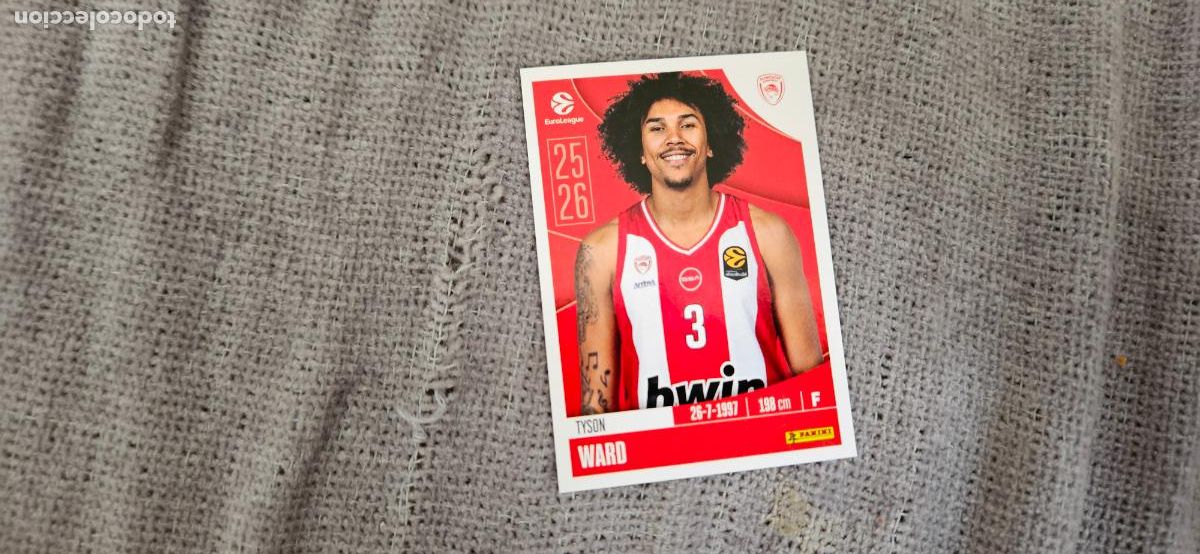 Cromos de Futebol: euroliga olympiakos257 ward euroleague 2025 2026 25 26 trading card