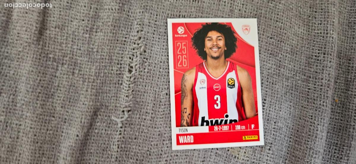 Cromos de Futebol: euroliga olympiakos257 ward euroleague 2025 2026 25 26 trading card