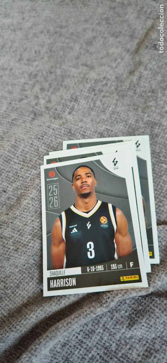 Cromos de Futebol: euroliga asvel harrison 222 euroleague 2025 2026 25 26 trading card