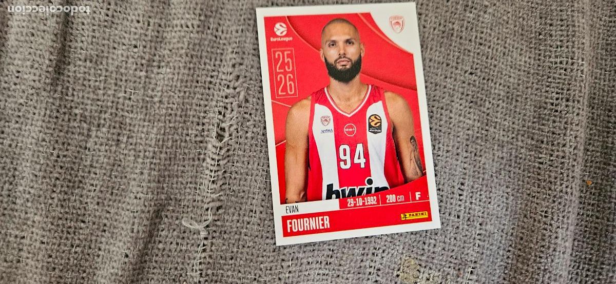 Cromos de Futebol: euroliga olympiakos 261 fournier euroleague 2025 2026 25 26 trading card