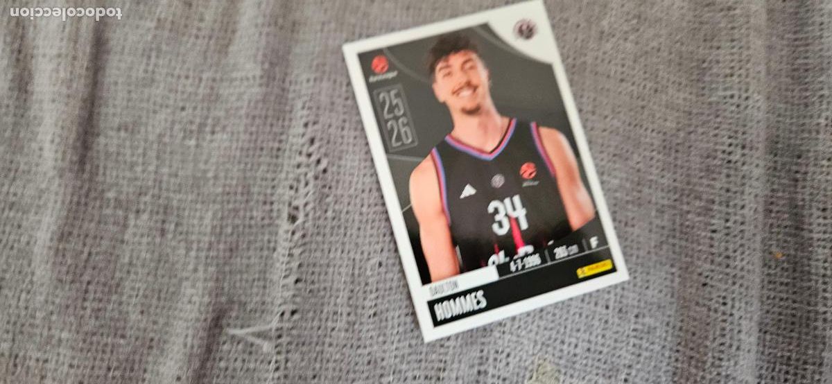 Cromos de F&uacute;tbol: euroliga paris hommes 293 euroleague 2025 2026 25 26 trading card