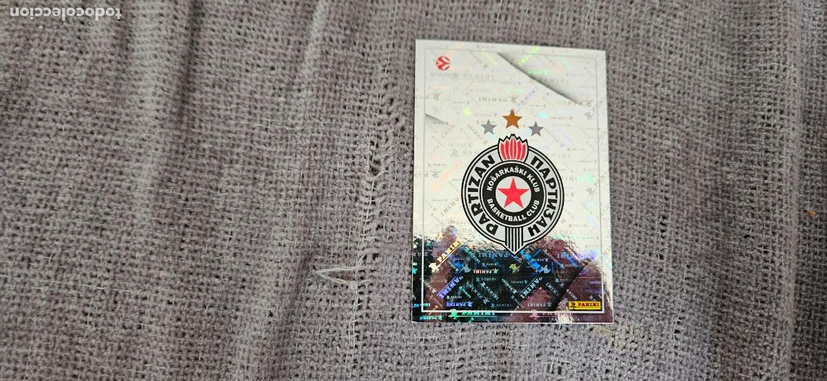 Cromos de F&uacute;tbol: euroliga partizan 299 euroleague 2025 2026 25 26 trading card
