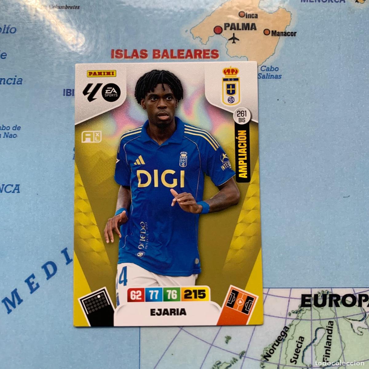 Cromos de F&uacute;tbol: Ejaira ampliacion n&uacute;mero 261 Bis Del Oviedo cromo adrenalyn XL 25-26 2025-2026
