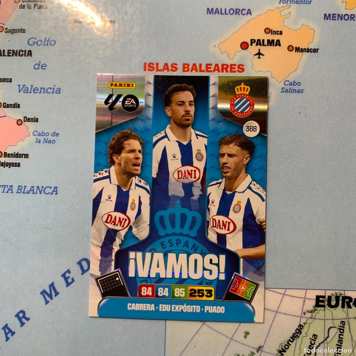 Cartes &agrave; collectionner de Football: Vamos numero 368 del Espa&ntilde;ol cromo adrenalyn XL 25-26 2025-2026