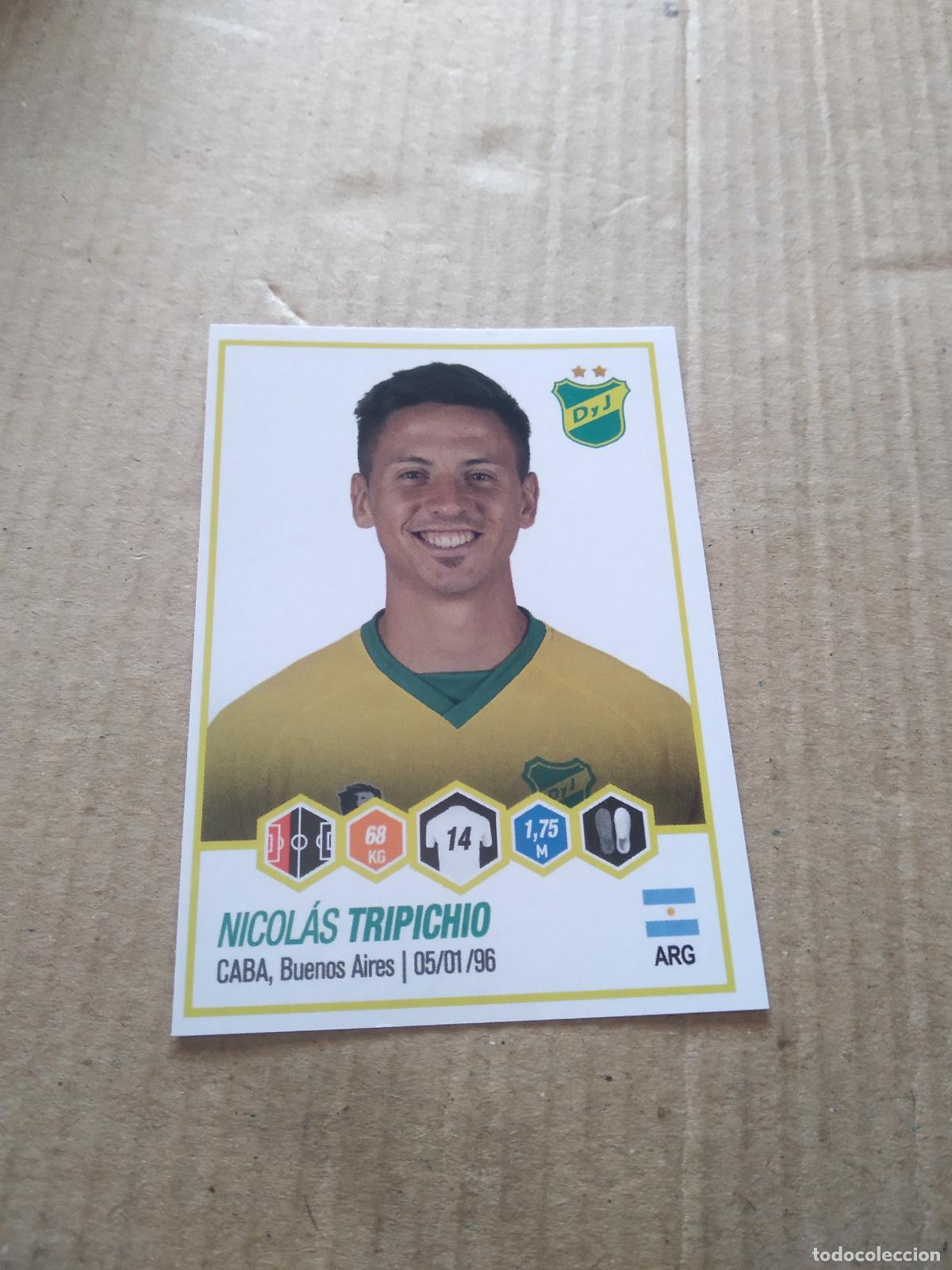 Cromos de F&uacute;tbol: 161 NICOLAS TRIPICHIO DEFENSA Y JUSTICIA CROMO FUTBOL ARGENTINO PANINI LIGA ARGENTINA 2022