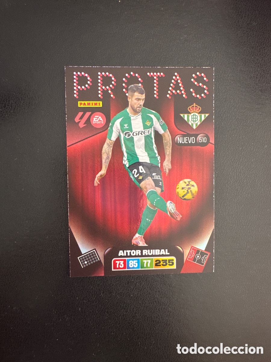 Cromos de F&uacute;tbol: AITOR RUIBAL NUEVOS PROTAS NUMERO 510 ADRENALYN 2025 2026
