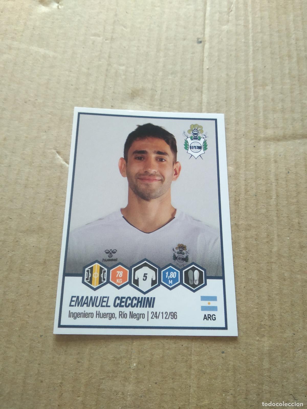 Cromos de F&uacute;tbol: 203 EMANUEL CECCHINI GIMNASIA CROMO FUTBOL ARGENTINO PANINI LIGA ARGENTINA 2022