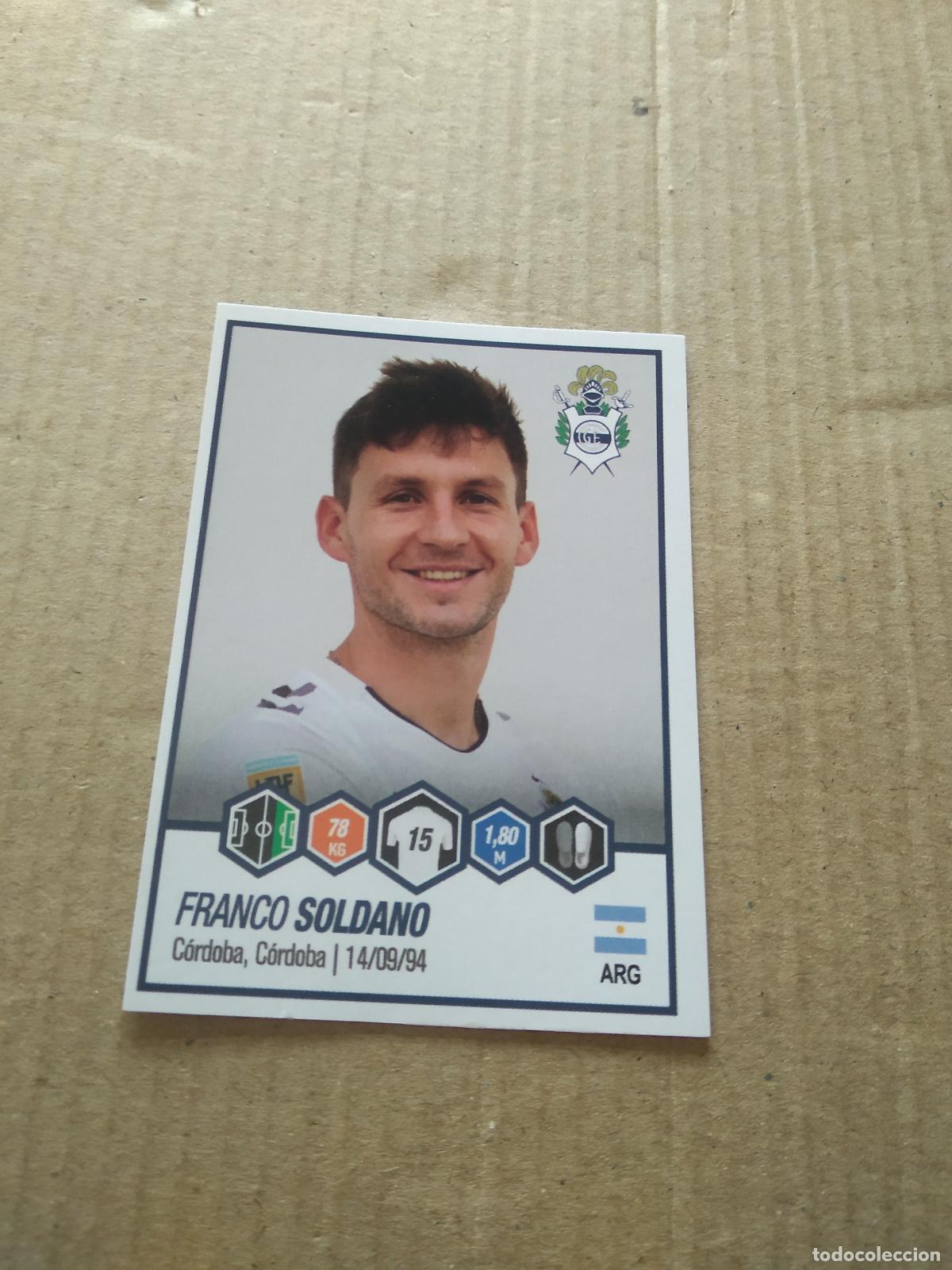 Cromos de F&uacute;tbol: 204 FRANCO SOLDANO GIMNASIA CROMO FUTBOL ARGENTINO PANINI LIGA ARGENTINA 2022