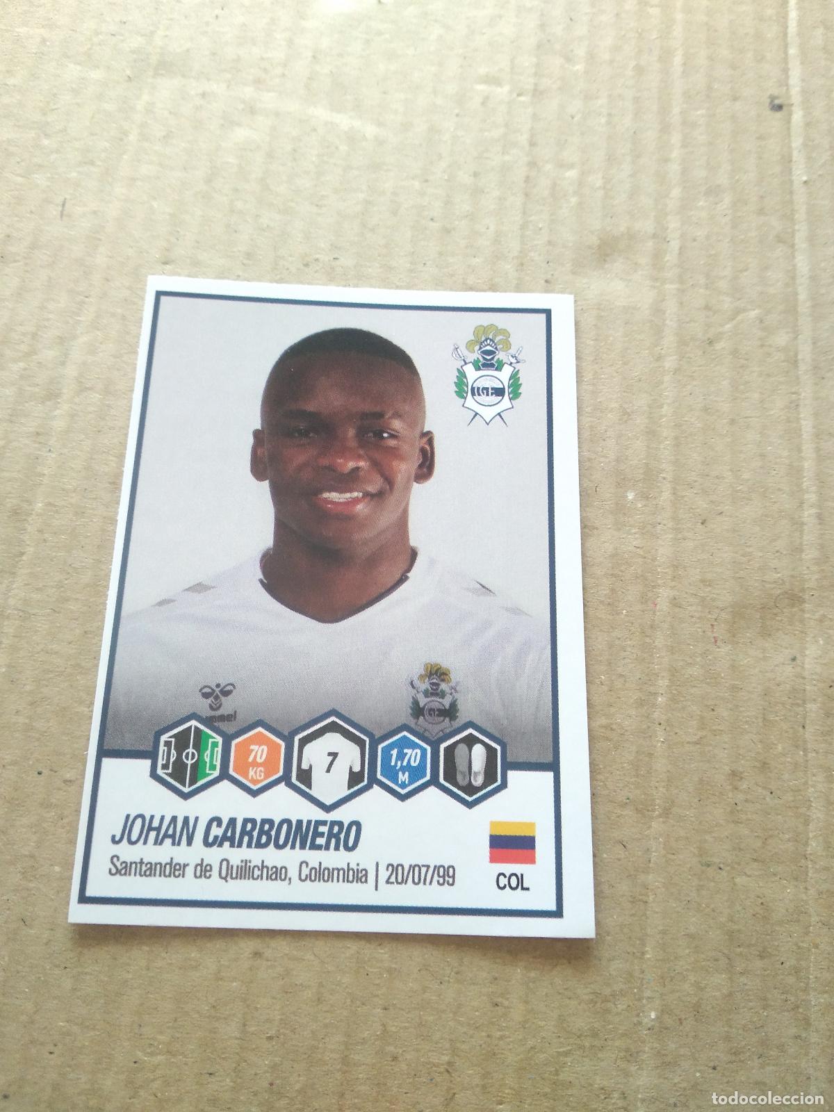 Cromos de F&uacute;tbol: 205 JOHAN CARBONERO GIMNASIA CROMO FUTBOL ARGENTINO PANINI LIGA ARGENTINA 2022
