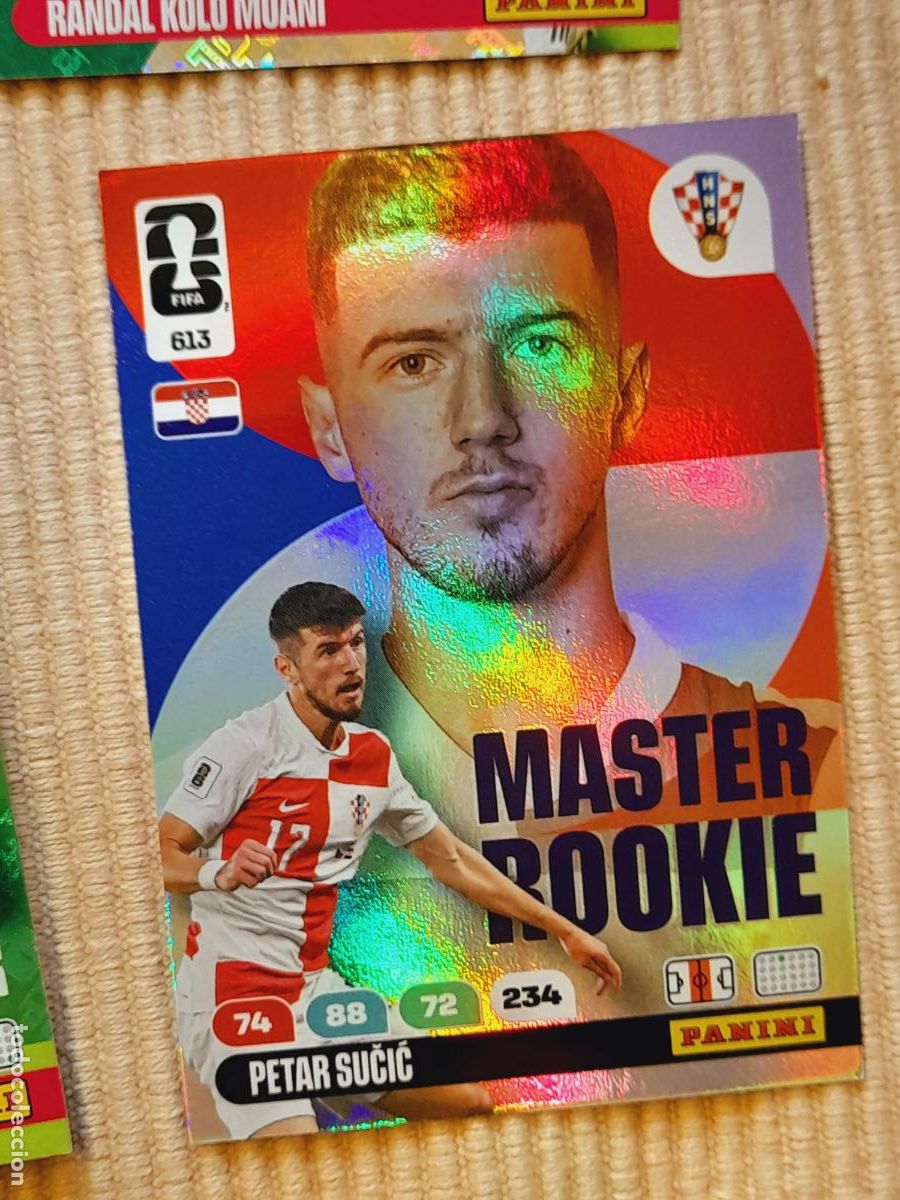 Cromos de F&uacute;tbol: CARD 613 PETAR SUCIC (MASTER ROOKIE) CROACIA. FIFA WORLD CUP 2026 ADRENALYN XL