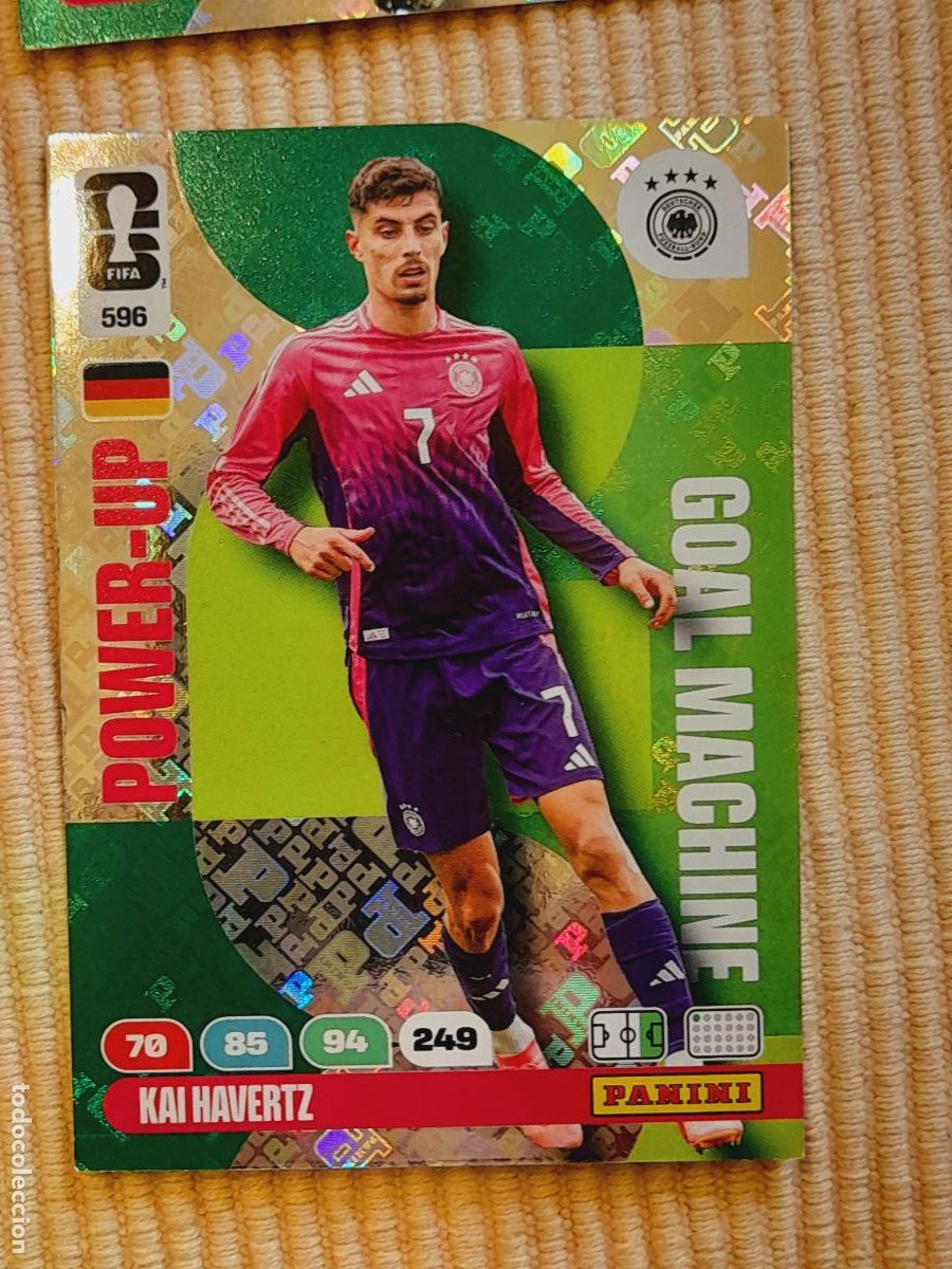 Cromos de F&uacute;tbol: CARD 596 KAI HAVERTZ (POWER-UP GOAL MACHINE) ALEMANIA. FIFA WORLD CUP 2026 ADRENALYN XL