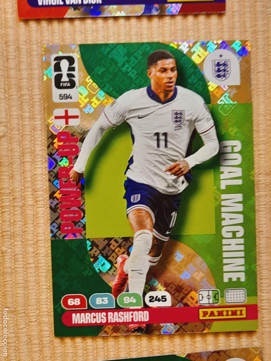 Cromos de F&uacute;tbol: CARD 594 MARCUS RASHFORD (POWER-UP GOAL MACHINE) INGLATERRA. FIFA WORLD CUP 2026 ADRENALYN XL