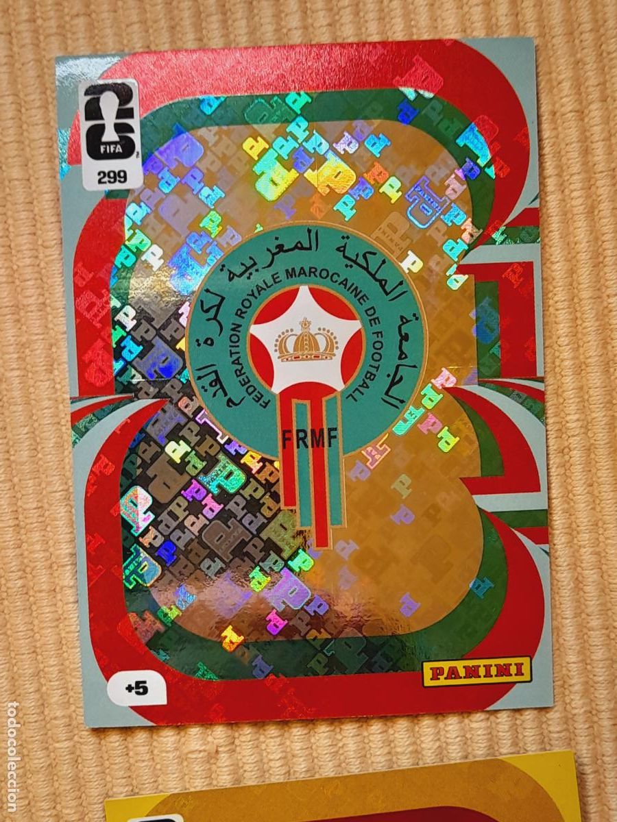 Cromos de F&uacute;tbol: CARD 299 ESCUDO MARRUECOS. FIFA WORLD CUP 2026 ADRENALYN XL