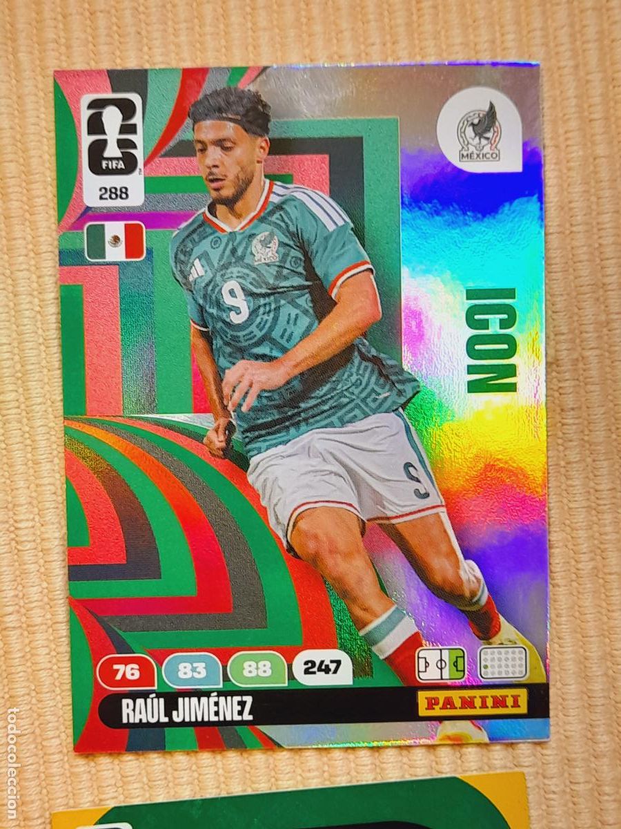 Cromos de F&uacute;tbol: CARD 288 RAUL JIMENEZ (ICON) MEJICO. FIFA WORLD CUP 2026 ADRENALYN XL